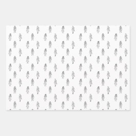 ヴィンテージのパターン1899 ラッピングペーパーシート