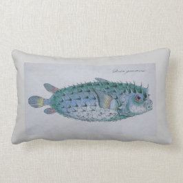 ヴィンテージのパッファーの魚の枕 ランバークッション