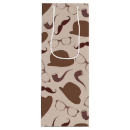 ヴィンテージのパパの服装 ワインギフトバッグ