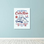 ヴィンテージのパフォークラシックマンスCanvas Print キャンバスプリント (インサイチュ (ウッドフロア))