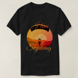 ヴィンテージのパラシュート スカイダイビング愛好家へのギフト Tシャツ