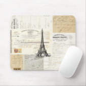 ヴィンテージのパリのフランスのな短命なもののマウスパッド マウスパッド (マウス)
