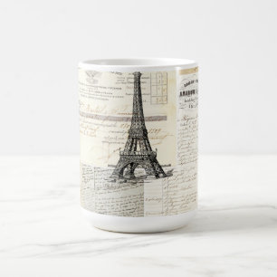 ヴィンテージのパリのフランスのな短命なもののマグ コーヒーマグカップ