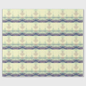 ヴィンテージのパリの包装紙 ラッピングペーパー (フラット)