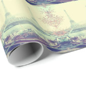 ヴィンテージのパリの包装紙 ラッピングペーパー (ロールコーナー)