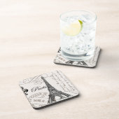 ヴィンテージのパリの…コルクのコースター コースター (右側)