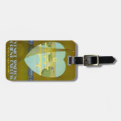 ヴィンテージのパリオリエント急行旅行ポスターラベル ラゲッジタグ (正面横)