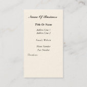 ヴィンテージのパリポスター名刺 名刺 (裏面)