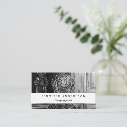 ヴィンテージのパリ宮殿のバーセイルズの天文時計 名刺 (スタンド正面)