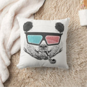 ヴィンテージのパンダの3Dガラス クッション (ブランケット)