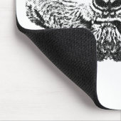 ヴィンテージのパンダの3Dガラス マウスパッド (コーナー)