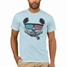 ヴィンテージのパンダの3Dガラス