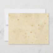 ヴィンテージのパンチカードの保存日付 セーブザデート (裏面)