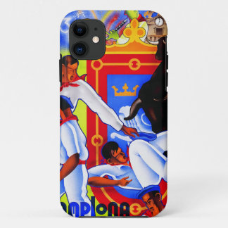 ヴィンテージのパンプロナポスターiphoneカバー iPhone 11 ケース