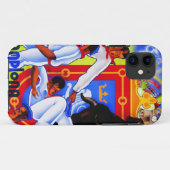 ヴィンテージのパンプロナポスターiphoneカバー Case-Mate iPhoneケース (裏面(横))