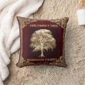 ヴィンテージのパーソナライズな旧式な一見記念日 クッション (ブランケット)