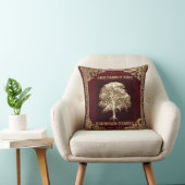 ヴィンテージのパーソナライズな旧式な一見記念日 クッション (椅子)