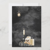 ヴィンテージのパーティーハローウィンパーティ 招待状 (裏面)