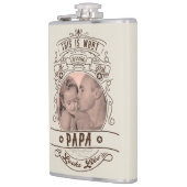 ヴィンテージのパ最高のパ引用文写真 フラスク (左)