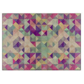 ヴィンテージのヒップスターの幾何学的なパターン カッティングボード (正面)