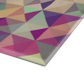 ヴィンテージのヒップスターの幾何学的なパターン カッティングボード (角)