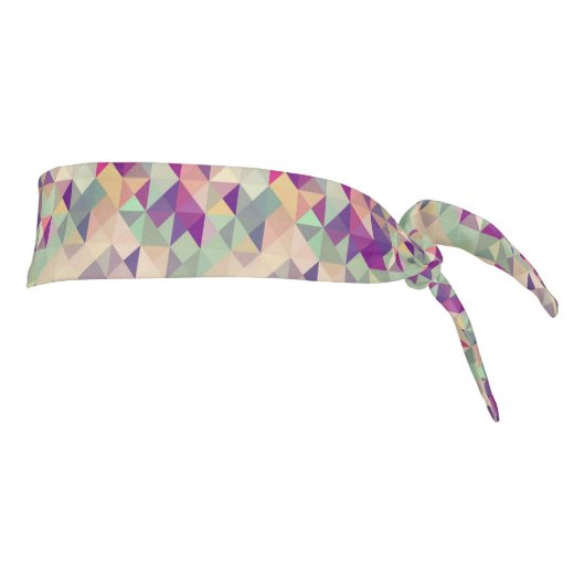 ヴィンテージのヒップスターの幾何学的なパターン タイヘッドバンド (回転90)