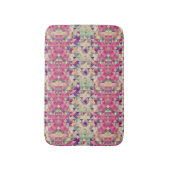 ヴィンテージのヒップスターの幾何学的なパターン バスマット (正面縦)