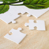 ヴィンテージのヒマワリのカスタムなギフト項目 ジグソーパズル (側面)