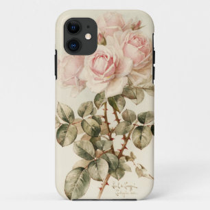 ヴィンテージのビクトリアンでロマンチックなバラ iPhone 11 ケース