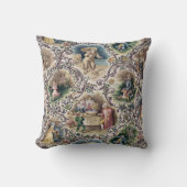 ヴィンテージのビクトリアンなおとぎ話の枕投球 クッション (正面)