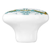 ヴィンテージのビクトリアンなスタイルの美しい家具 セラミックノブ (側面)