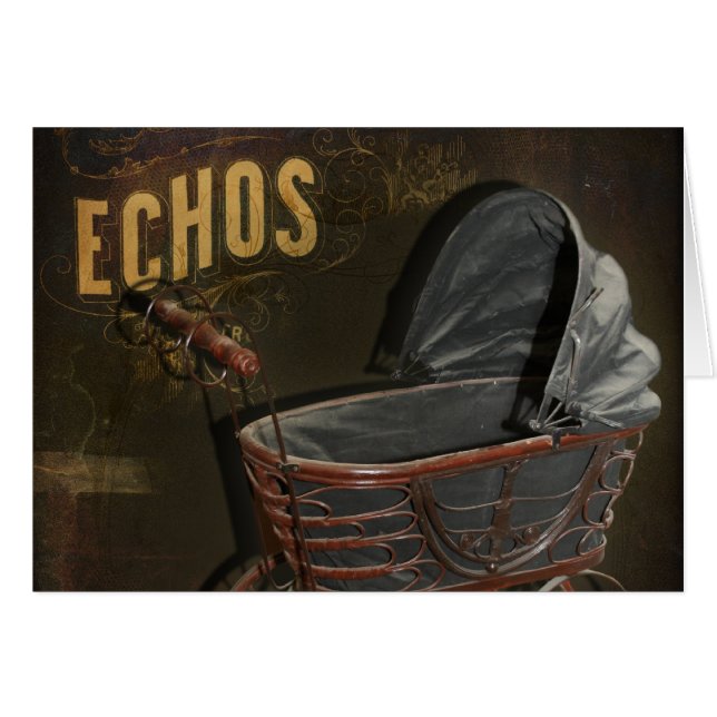 ヴィンテージのビクトリアンなベビーカーキャリッジ (正面横)