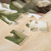 ヴィンテージのビクトリアンなレトロの芸術猫の子ネコイースター ジグソーパズル (側面)