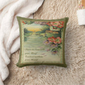 ヴィンテージのビクトリアンな平和及び内容の枕投球 クッション (ブランケット)