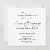 ヴィンテージのビクトリアンな手紙旧式なモノグラム 招待状 (裏面)