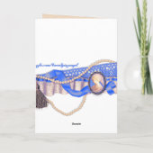 ヴィンテージのビクトリアンな革写真フレーム カード (裏面)