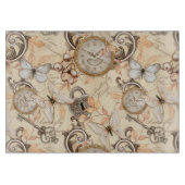 ヴィンテージのビクトリアンみすぼらしいシックなカントリーパターン カッティングボード (正面)