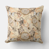 ヴィンテージのビクトリアンみすぼらしいシックなカントリーパターン クッション (正面)