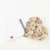 ヴィンテージのビクトリアンみすぼらしいシックなカントリーパターン ノートブック (内部)