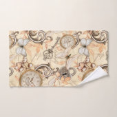 ヴィンテージのビクトリアンみすぼらしいシックなカントリーパターン ハンドタオル (ハンドタオル)