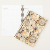 ヴィンテージのビクトリアンみすぼらしいシックなカントリーパターン プランナー手帳 (ディスプレー)