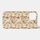 ヴィンテージのビクトリアンみすぼらしいシックなカントリーパターン Case-Mate iPhoneケース (裏面 (横))