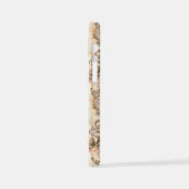 ヴィンテージのビクトリアンみすぼらしいシックなカントリーパターン iPhoneケース (左側面)