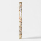 ヴィンテージのビクトリアンみすぼらしいシックなカントリーパターン iPhoneケース (左側面)