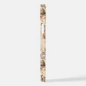 ヴィンテージのビクトリアンみすぼらしいシックなカントリーパターン iPhoneケース (右側面)