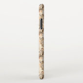 ヴィンテージのビクトリアンみすぼらしいシックなカントリーパターン iPhoneケース (右側)