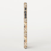 ヴィンテージのビクトリアンみすぼらしいシックなカントリーパターン iPhoneケース (左側)