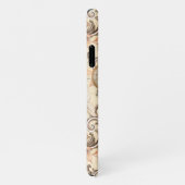 ヴィンテージのビクトリアンみすぼらしいシックなカントリーパターン iPhoneケース (右側)