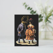 ヴィンテージのビクトリアン奇数はがき ポストカード (スタンド正面)