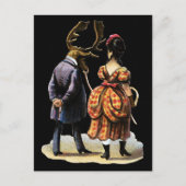 ヴィンテージのビクトリアン奇数はがき ポストカード (正面)